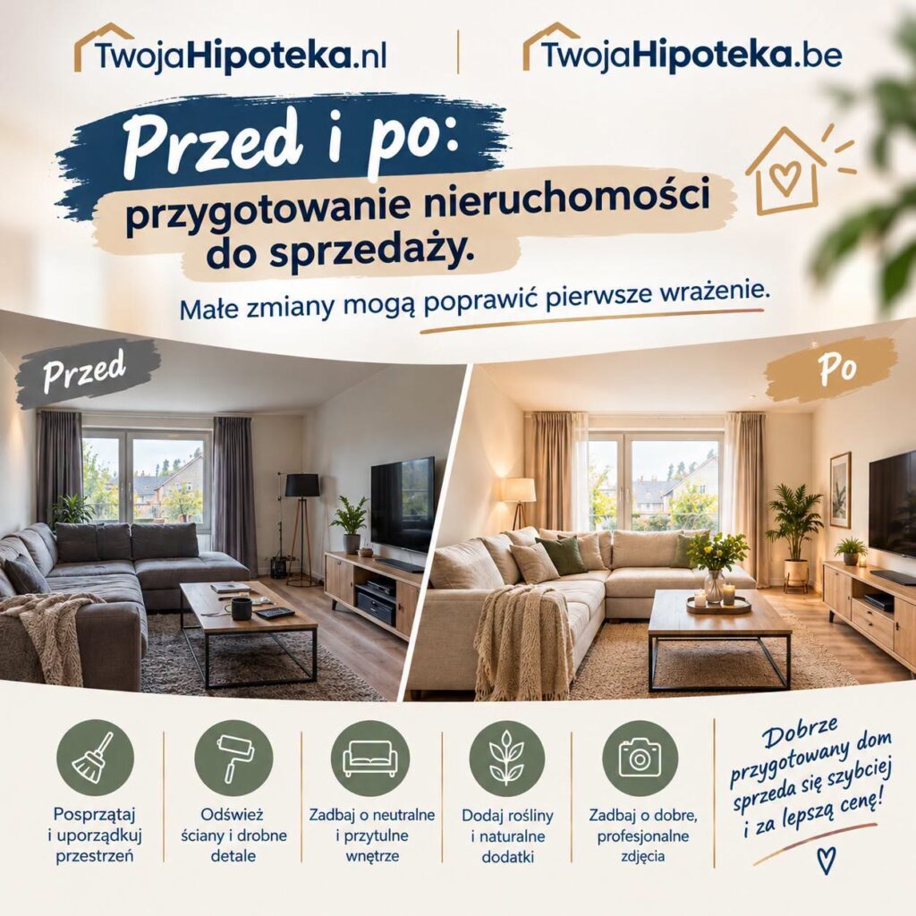 Przed i po: przygotowanie nieruchomości do sprzedaży przed i po