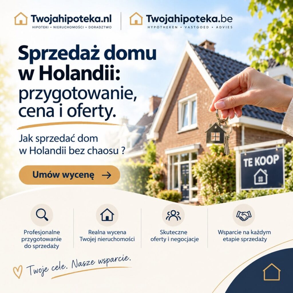 Sprzedaż domu w Holandii: przygotowanie, cena i oferty sprzedaz
